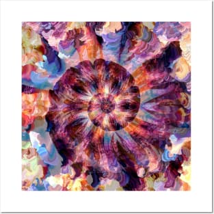 Golden Ratio - Quartz Kaleidoscope - Fibonacci Spiral Posters and Art